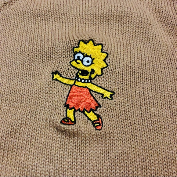 Lisa Simpson embroidered knit sweater vest by The Simpsons - Picture 3 of 5